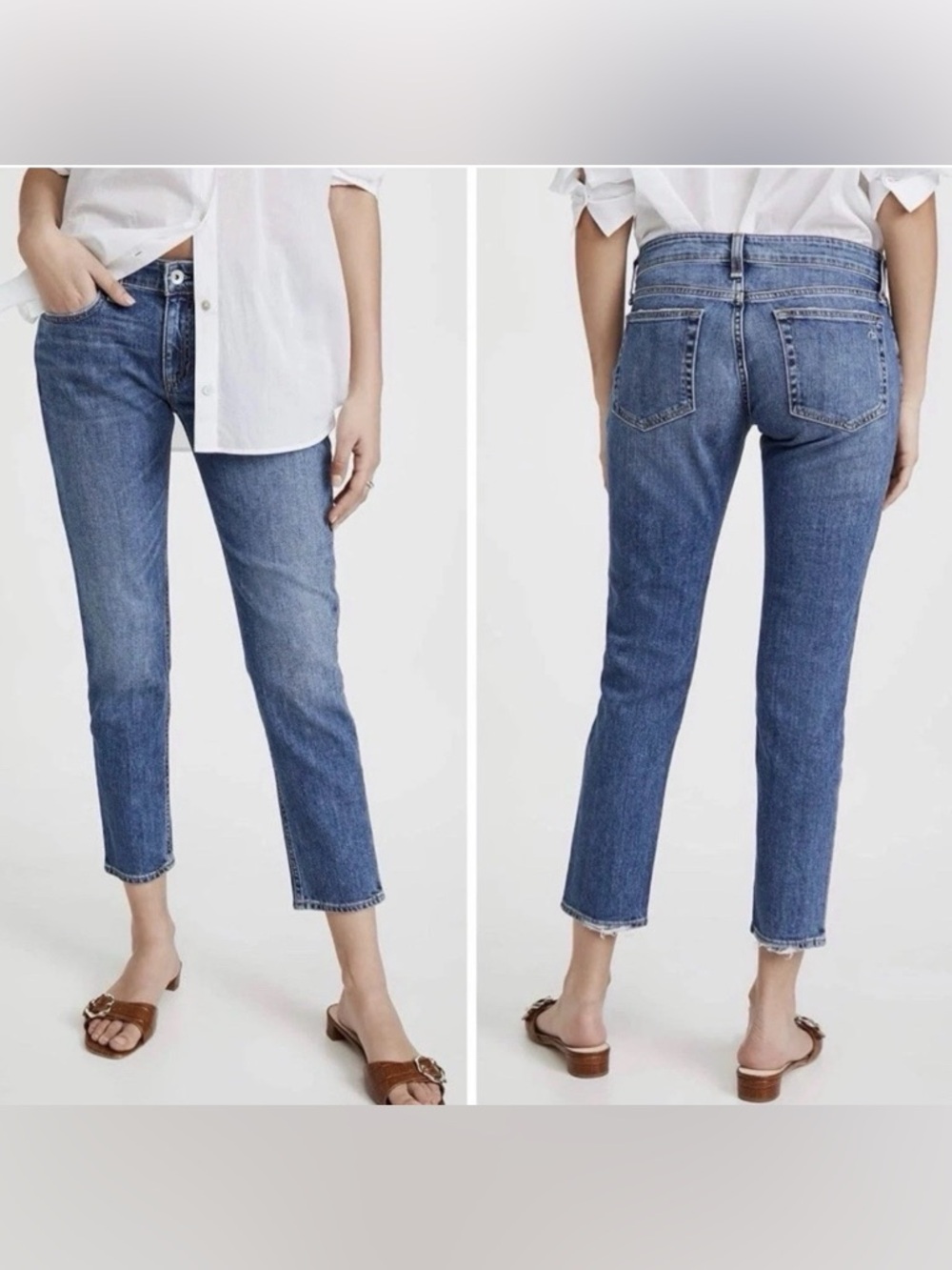 Rag & Bone Slouchy Fit DRE LOW RISE SLIM BOYFRIEND Jeans JULIENNE Size 31 NWT